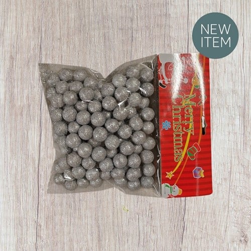 [A-009662] Mini deco balls decobolletjes Zilver 15 mm 20 gr