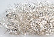 [A-014672] Lametta Curly Engelenhaar Zilver grootverpakking 200 gr