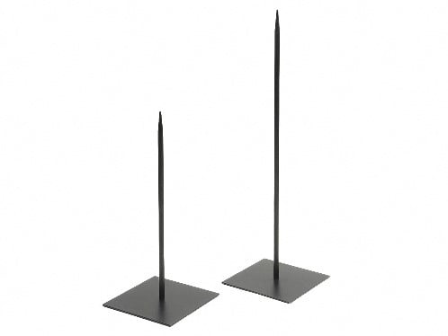 [A-022593] Metaalstaander Metalen pin standaard Solid lange pin ca. 18 cm H60 cm
