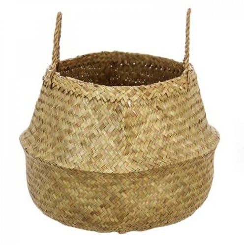 [A-027191] Mand Zeegras Naturel 18x22x20 cm