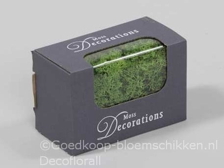 [A-016191] Rendiermos IJslandsmos Finlandsmos Finlandsmos Gewoon Groen 50 gram kleinverpakking