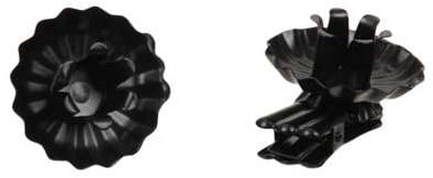 [A-023154] Kaarsjeshouder Clip Kerstboom Zwart Ø40 mm pak 10 stuks