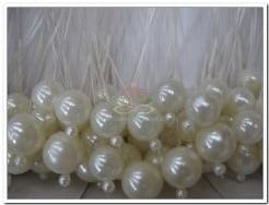 [A-003865] Pearl bead pick Creme / doosje