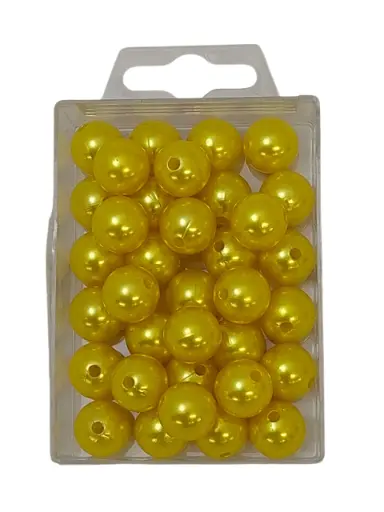 [A-004017] Parels Rijgparels WM 08 Geel 14 mm