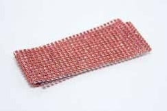 [A-011228] Strass diamantjes band Rood 1 meter per rol