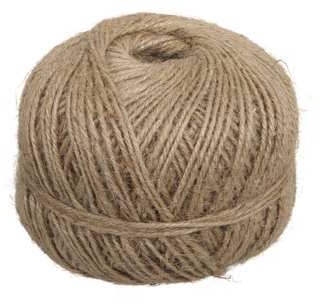 [A-017083] Jute touw Viji rope 3 ply Naturel rol 200 gram