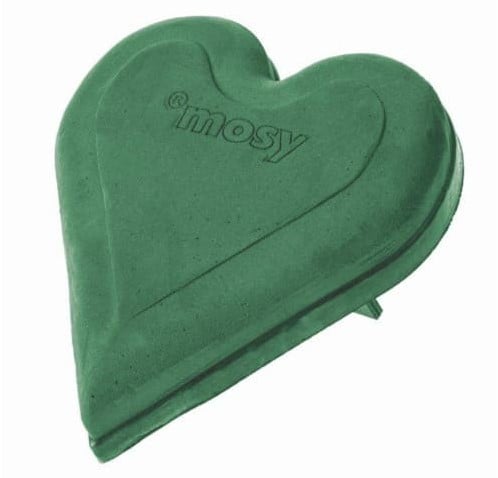 [A-019729] Hart 20 cm Aquadur Hart met standaard oase voor verse bloemen Heart With stand
