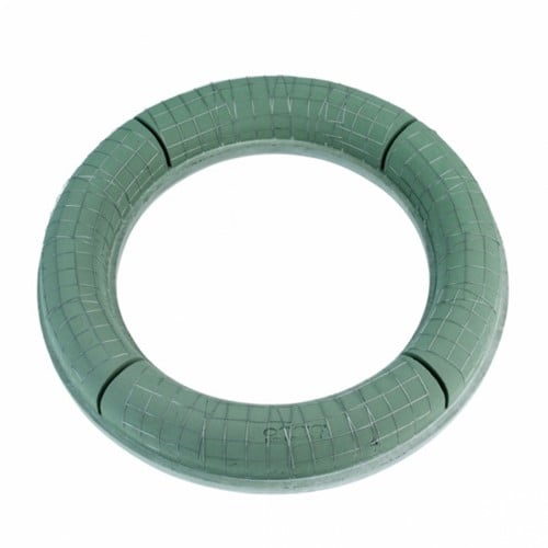[A-022471] Oasis® Ecobase® krans Ø62 cm schuimsegmentering en tralienetwerk rondom