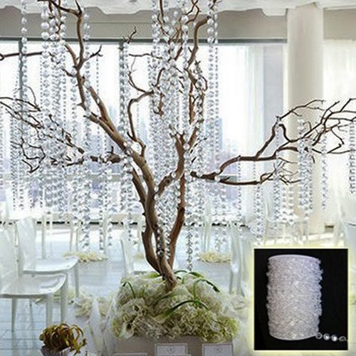 [A-014768] Diamant streng Flowerball Tafeldecoratie ca. 10 m