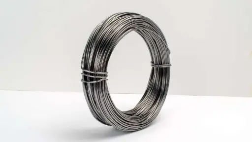 [A-025755] Aluminiumdraad gelakt Antraciet 2 mm 12 meter