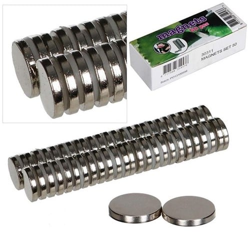 [A-024106] Corsagemagneet supersterk groter model set 50 stuks (25 sets)
