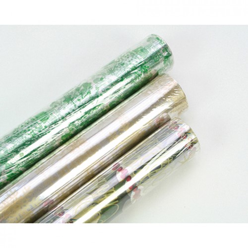 [A-014643-21594] Cellofaanfolie Bloemenfolie Inpakfolie Kerst Winteropdruk set 3 rollen 70 cm x 5 meter