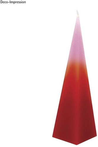 [A-013622] Kaarsengietvorm Pyramide 22 cm per stuk