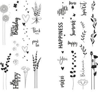 [A-024042] Transferfolie Natural Life kaarsen set 2 vellen 