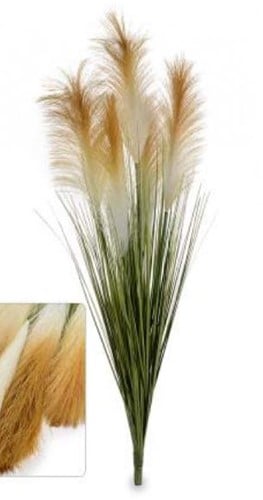 [A-023841] Gynerium Pluimen Bruin Kunstbloem 100 cm per stuk