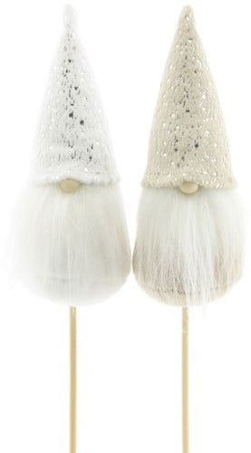 [A-015626] Santa’s kerstkabouter Joy 12 cm stok 50 cm per 5 stuks