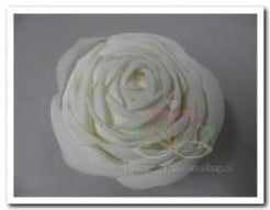 [A-004259] Foamroos Stonerose Wit 16 cm per stuk