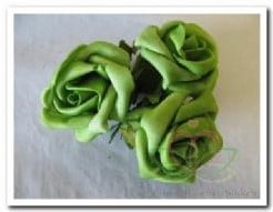 [A-005106] Foamroos Groen 5,5 cm 3 stuks
