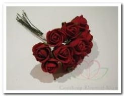 [A-006822] Mini Foam Roos Rood 2 cm Doos