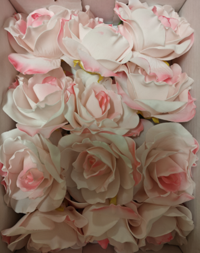 [A-007582] Foamroos Sophie Rose Pink 14 cm Doos 12 stuks