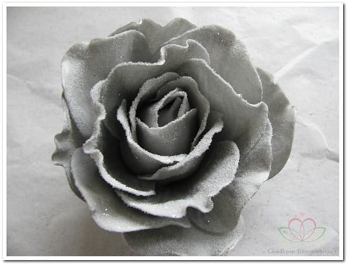 [A-008089] Foamroos Sophie Snow Grey 15 cm Doos 12 stuks