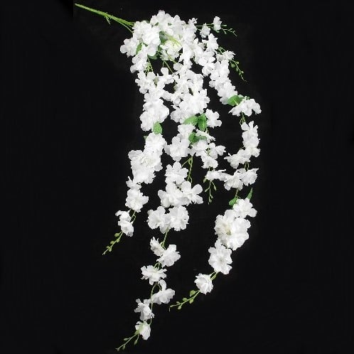 [A-013387] Delphinium Ivory Large Trailing Bloemtak 134 cm