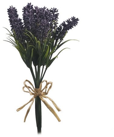 [A-015978] Lavendel Bundel Kunstbloem 18 cm 6 stuks