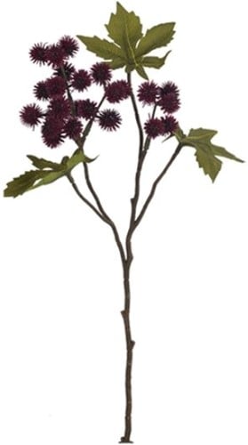 [A-017185] Ricinus Castor Oil spray dry colour Burgundy Zijden 43 cm per stuk