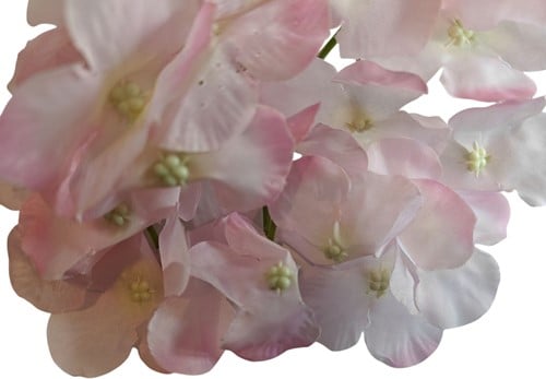 [A-017577] Hortensia Hydrangea Roze Zijdenbloem los 15×10 cm