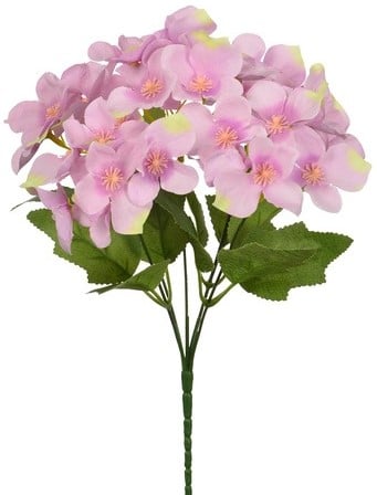 [A-024687] Hortensia Hydrangea Roze Zijdenbloem 30 cm