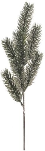 [A-025608] Kerstgroen Dennengroen Tak met Glitter Kunst 47 cm