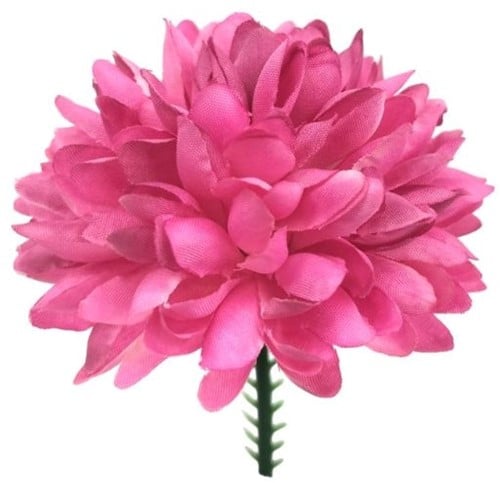 [A-027547] Chrysant Pick Fuchsia Zijdenbloem 7 cm per stuk
