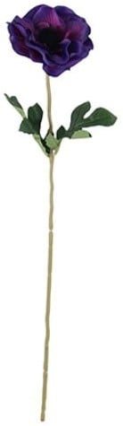 [A-027554] Anemoon Purple Zijdenbloem 48 cm per stuk
