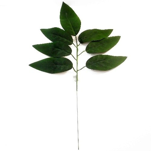 [A-019178] Zijdebladeren Boeketvuller Flocked Leaf 50 cm per stuk