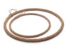 [A-022100] Krans Ring Rope omwikkeld met touw 40 cm per stuk