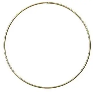 [A-024773] Metalen ring Goud gelakt 50 cm per stuk