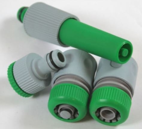 [A-022423] Waterkoppelingset slangconnector set 1/2'' 4 stuks direct op kraan en slang aan te sluiten