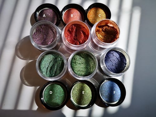 [A-024233] Pigment Kameleon Chameleon micapoeder kleurstof voor Epoxy en nagels E Olive 5 gram