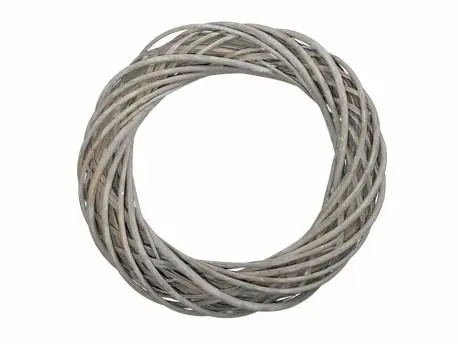 [A-027710] Krans Wilgentenen Grijs twijgenkrans 50 x 10 cm