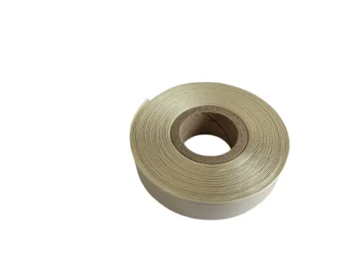 [A-028069] Zijdenlint Lintprinter Creme 25mm 25 meter 