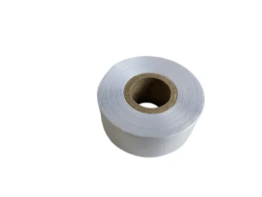 [A-028080] Zijdenlint Lintprinter Wit 25mm 25 meter 