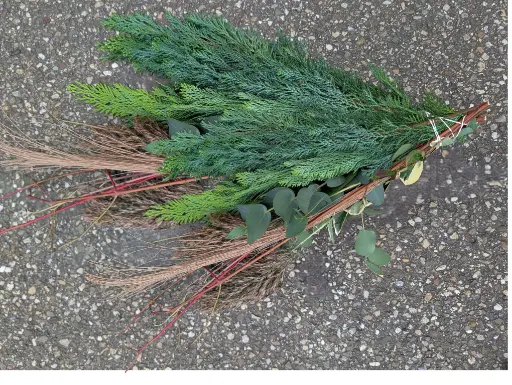 [A-028221] Gemengd groen voor geurboompje L